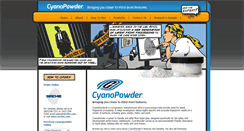 Desktop Screenshot of cyanopowder.com